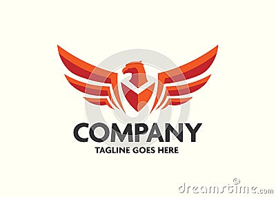 Abstract eagle sign vector Vector Illustration