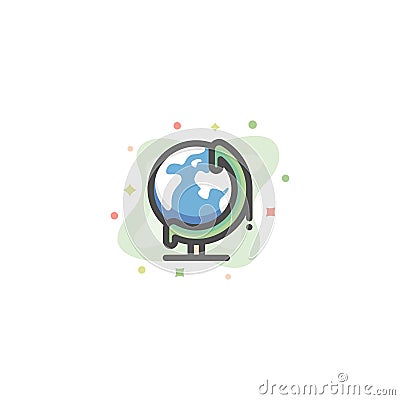 Abstract Earth Concept illustration vector Design template Vector Illustration