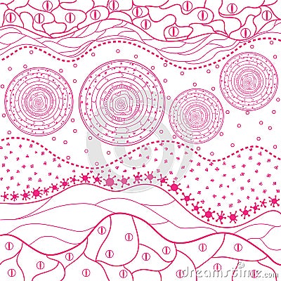 Abstract eastern pattern Vector Illustration