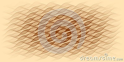Abstract ecru background with shades of brown stripes Cartoon Illustration