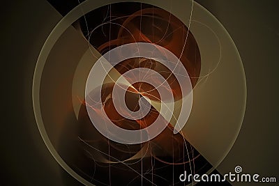 Abstract effect digital fractal flame design element dynamic texture surreal design energy magic Stock Photo