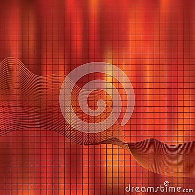 Abstract elegance background with grid. Vector Illustration