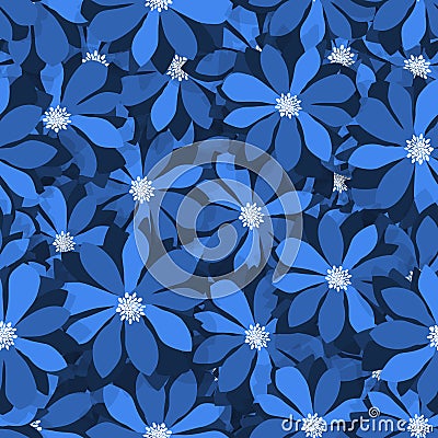 Abstract elegance seamless pattern with floral background Vector Illustration