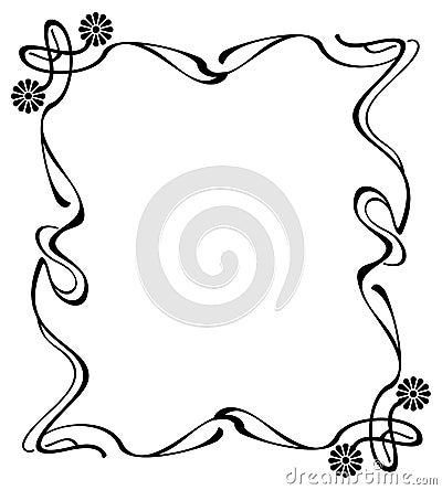 Abstract elegant frame. Stock Photo