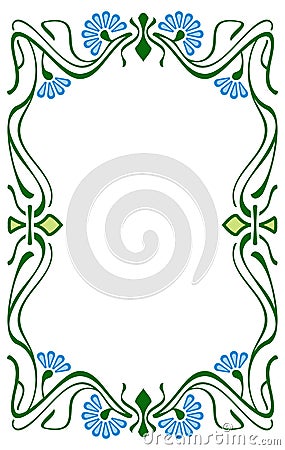 Abstract elegant frame. Stock Photo