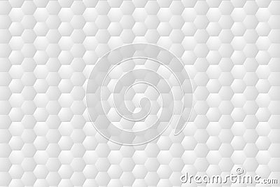 Abstract. Embossed Hexagon , honeycomb white Background. vector illustration eps10 Vector Illustration