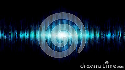 Abstract equalizer background blue Stock Photo