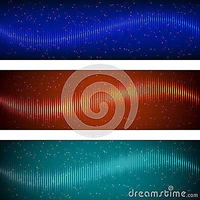 Abstract equalizer colorful geometric background vector illustration Vector Illustration