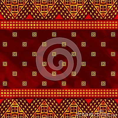 Abstract ethnic pattern Stock Photo