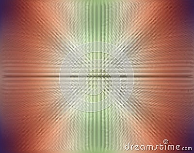 Abstract extruded colorful flare Stock Photo