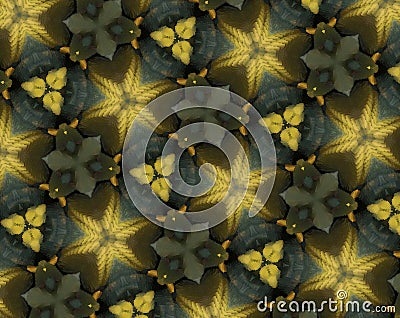 Abstract extruded pattern 3D illustration Cartoon Illustration