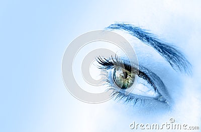 Abstract eye Stock Photo