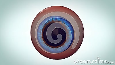 Abstract eyeball with red veins Stock Photo