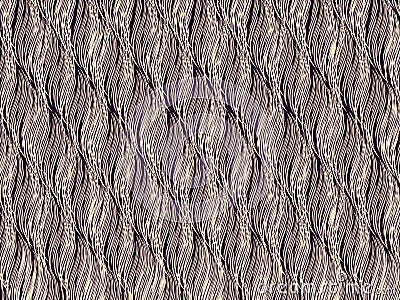 Abstract fabric pattern Discrete wave lines for background. Stock Photo