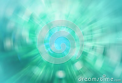 Abstract fantastic background with rays e sea wave Stock Photo