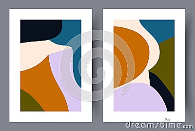 Abstract fantasy creative picture wall art print Vector Illustration