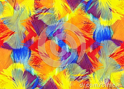 Abstract feathers background Stock Photo