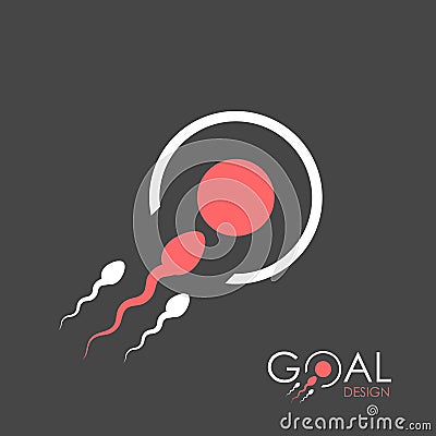 Abstract fertility icon Vector Illustration