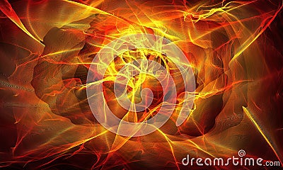 Abstract fiery background Stock Photo