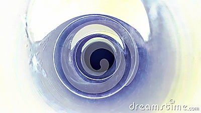 abstract figure with circular patterns Stock Photo