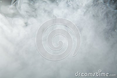 The abstract figure of the smoke on a black background Stock Photo