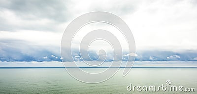 Shimmering sea seascape landscape Stock Photo