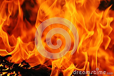 Abstract fire background Stock Photo