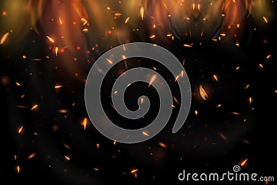 Abstract fire background Vector Illustration