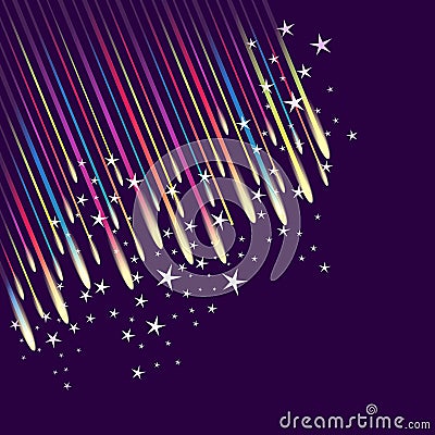Abstract fireworks background Vector Illustration