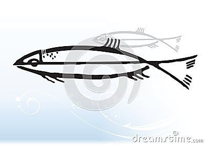 Abstract fish Vector Illustration