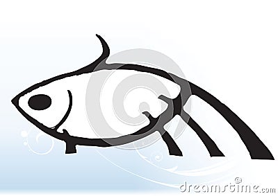 Abstract fish Vector Illustration