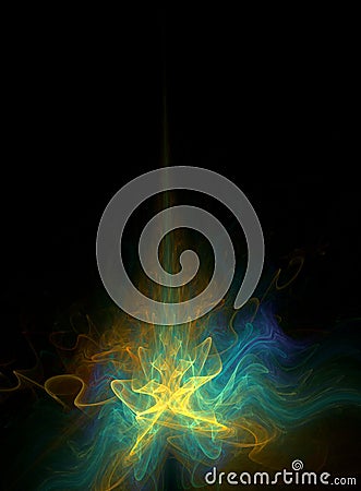 Abstract flame design Stock Photo