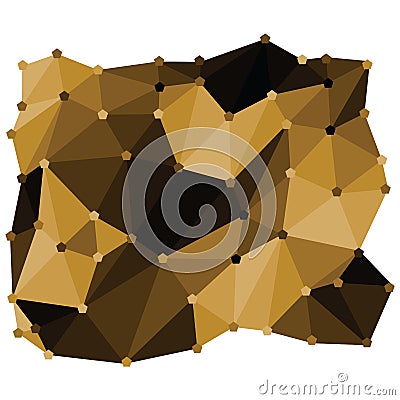 Abstract flat design low poly Stock Photo