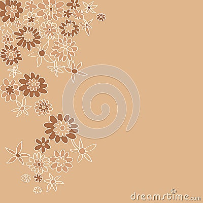 Abstract floral background Vector Illustration
