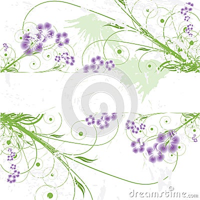 Abstract floral background Vector Illustration