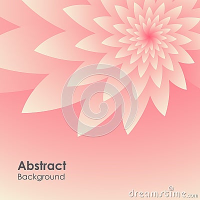 Abstract floral background Vector Illustration