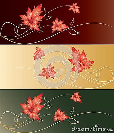 Abstract flower composition Vector Illustration