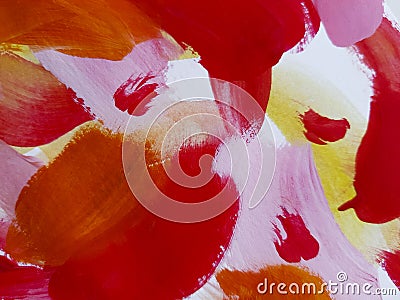 Abstract flower leaves background. Modern texture paint. Stock Photo