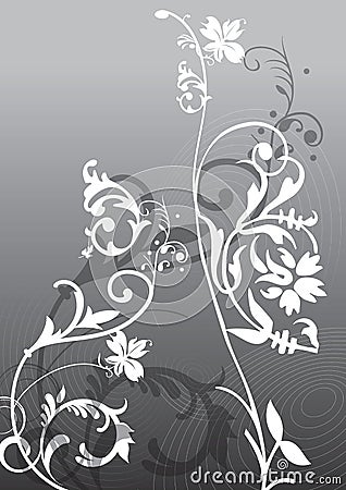 Abstract flowers Vector Illustration