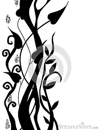 Abstract flowers Vector Illustration