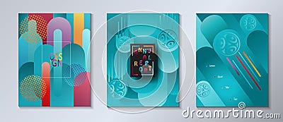 EURO 2023 UEFA European Championship Soccer Abstract football sports dynamic turquoise background set Vector Illustration