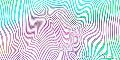 Abstract fluid color blend background, holographic iridescent stripes pattern. Vector trend liquid color gradient Vector Illustration