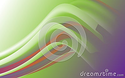 Abstract Fluid color wavy Vector Illustration