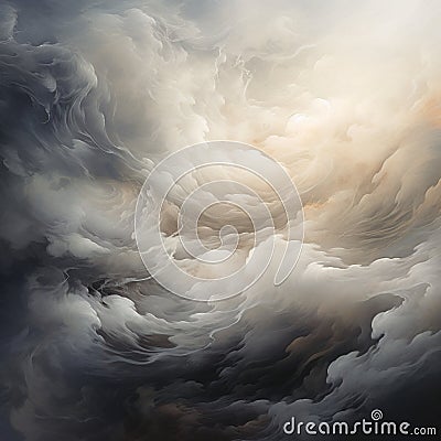 abstract fogy background generated by AI tool Stock Photo