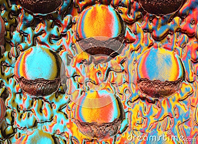 Abstract Foil Polarized Stock Photo