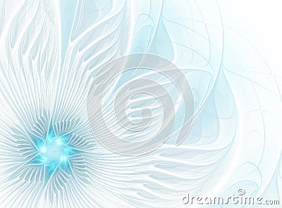 Abstract fractal background Cartoon Illustration