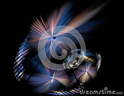 Abstract fractal background Stock Photo