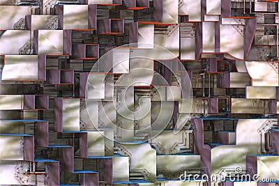 Abstract fractal background Stock Photo