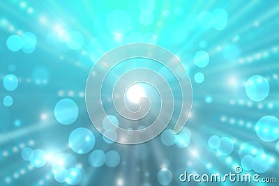 Abstract fractal blue elegant background texture with white rays of light. Fluid turbulence and galaxy formation. Useful for Stock Photo