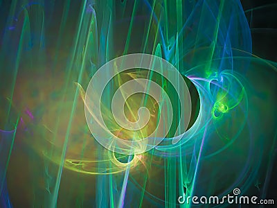 Abstract fractal color digital card refinement splash vivid creative flare modern vibrant technology , design Stock Photo